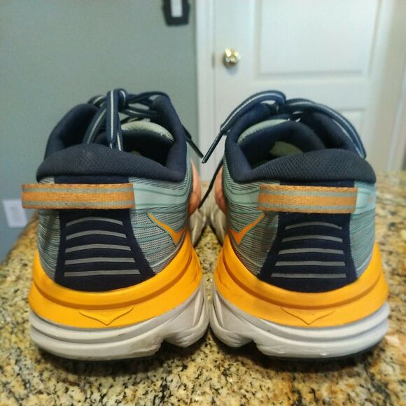 HOKA ONE ONE Bondi 7 Women's Cushioned Running Shoes Size 9.5 - Picture 8 of 12